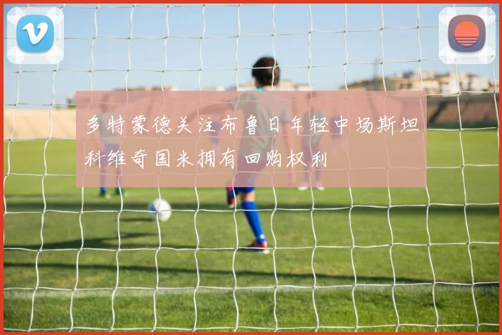 多特蒙德关注布鲁日年轻中场斯坦科维奇国米拥有回购权利