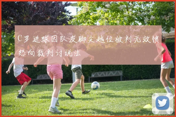 C罗进球因队友脚尖越位被判无效愤怒向裁判讨说法